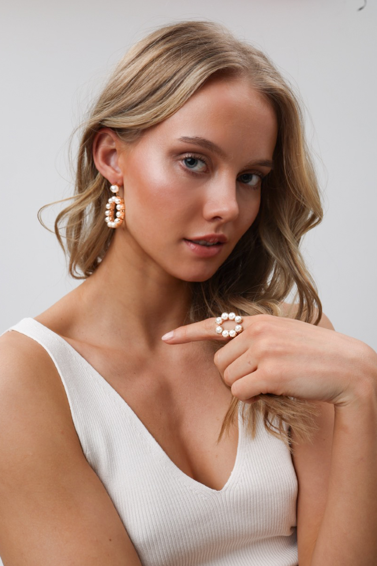 Camilla Pearl ring - Adjustable