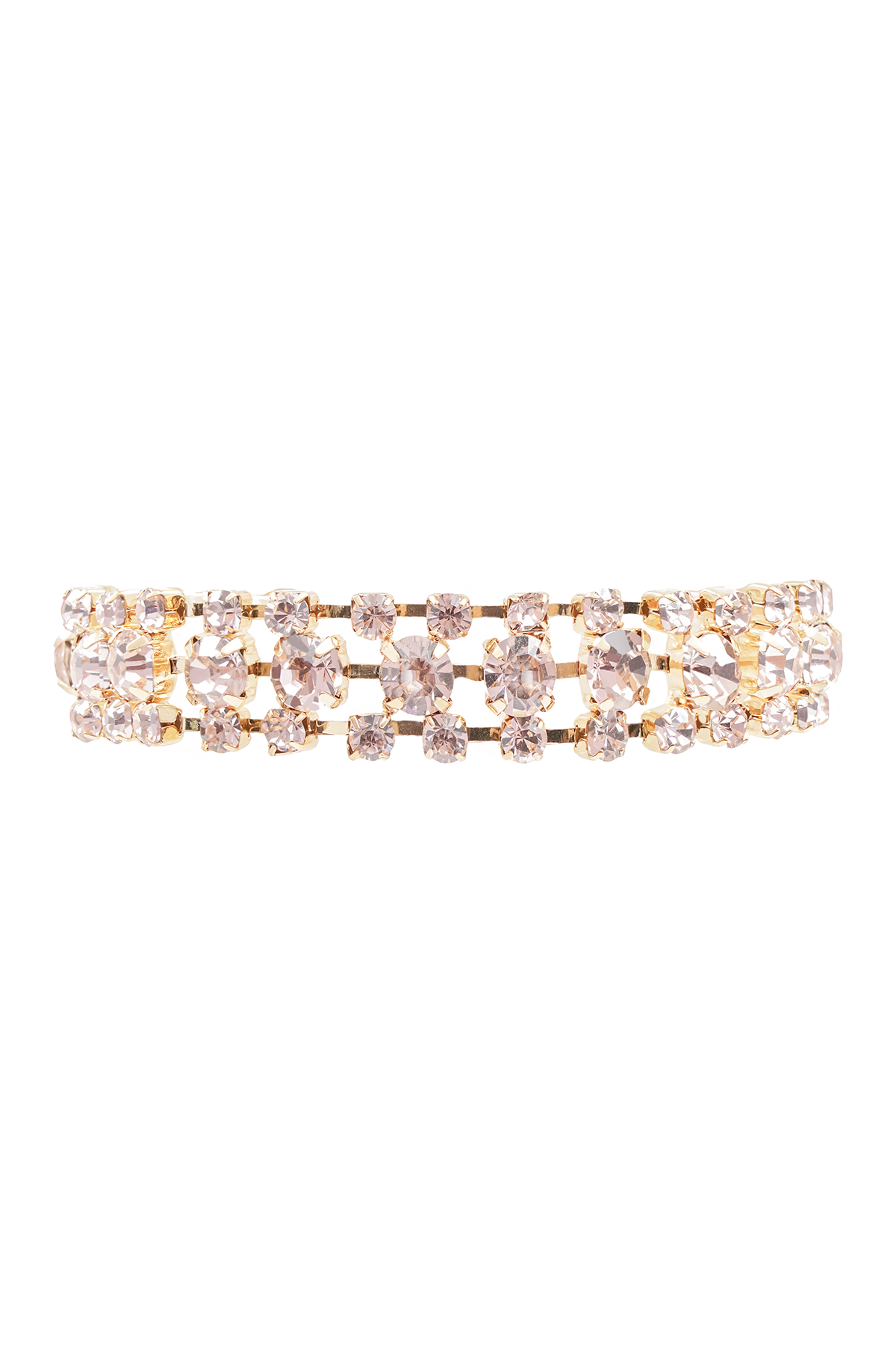 Carolina Swarovski lux bracelet - Vintage pink