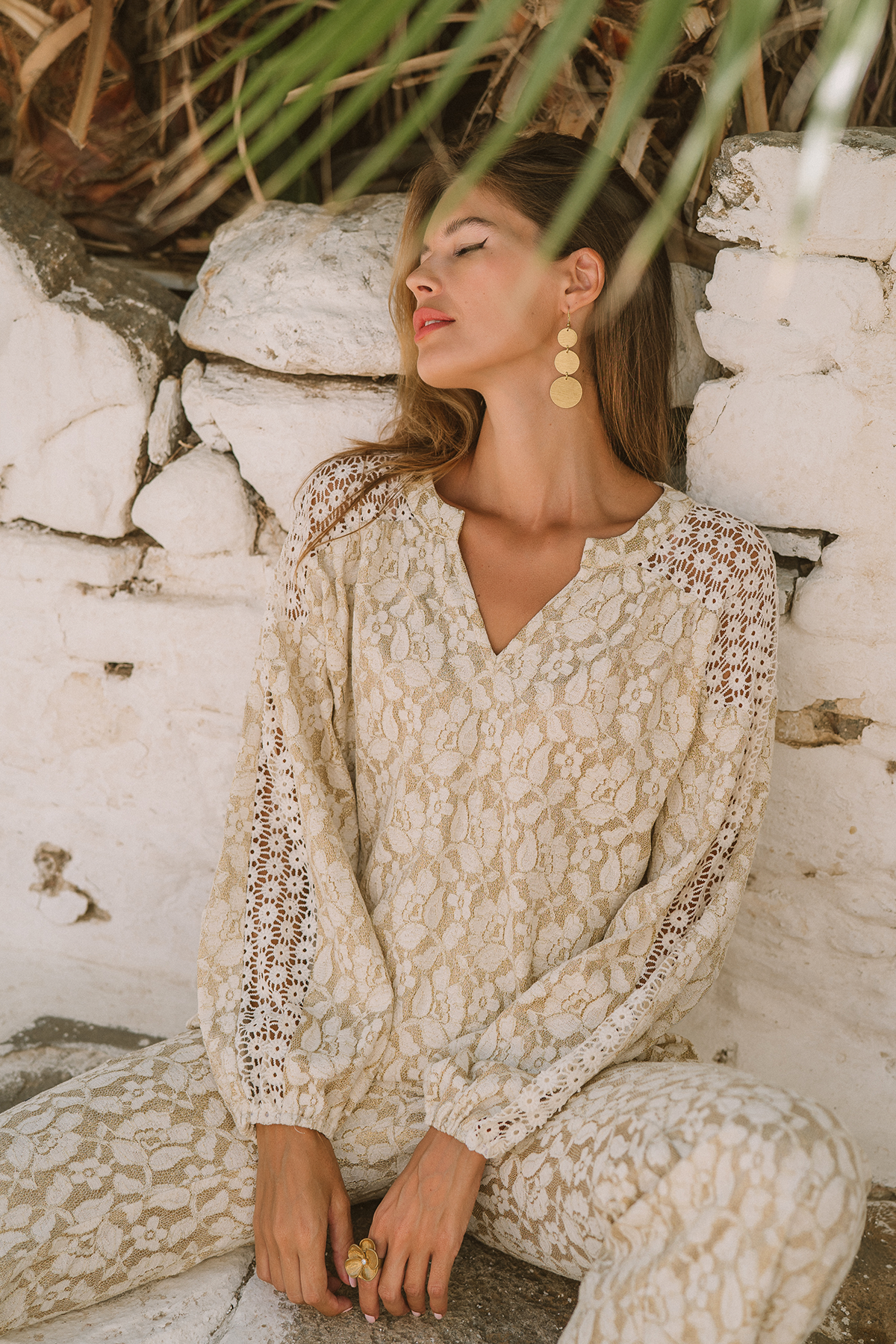 Golden flower top