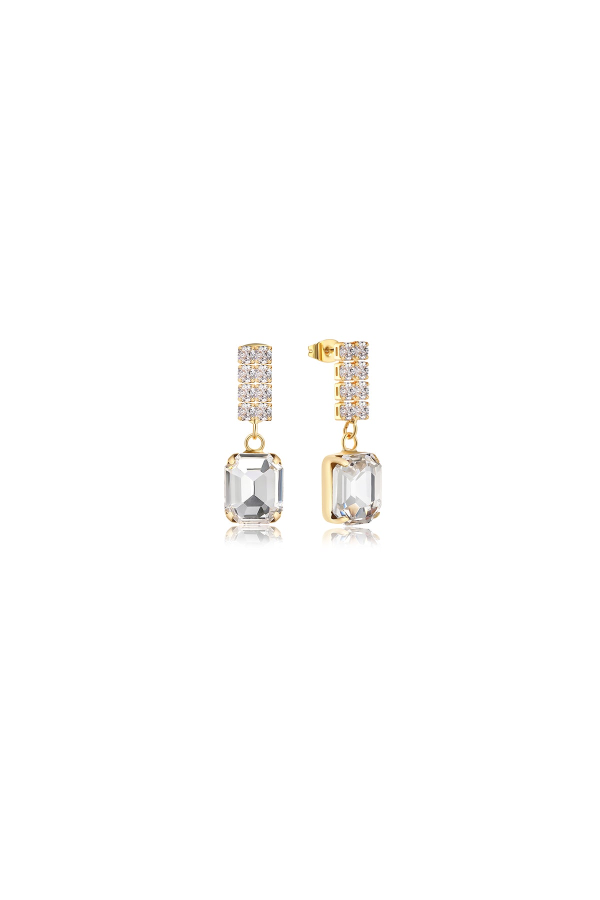 Filipa earrings, Clear