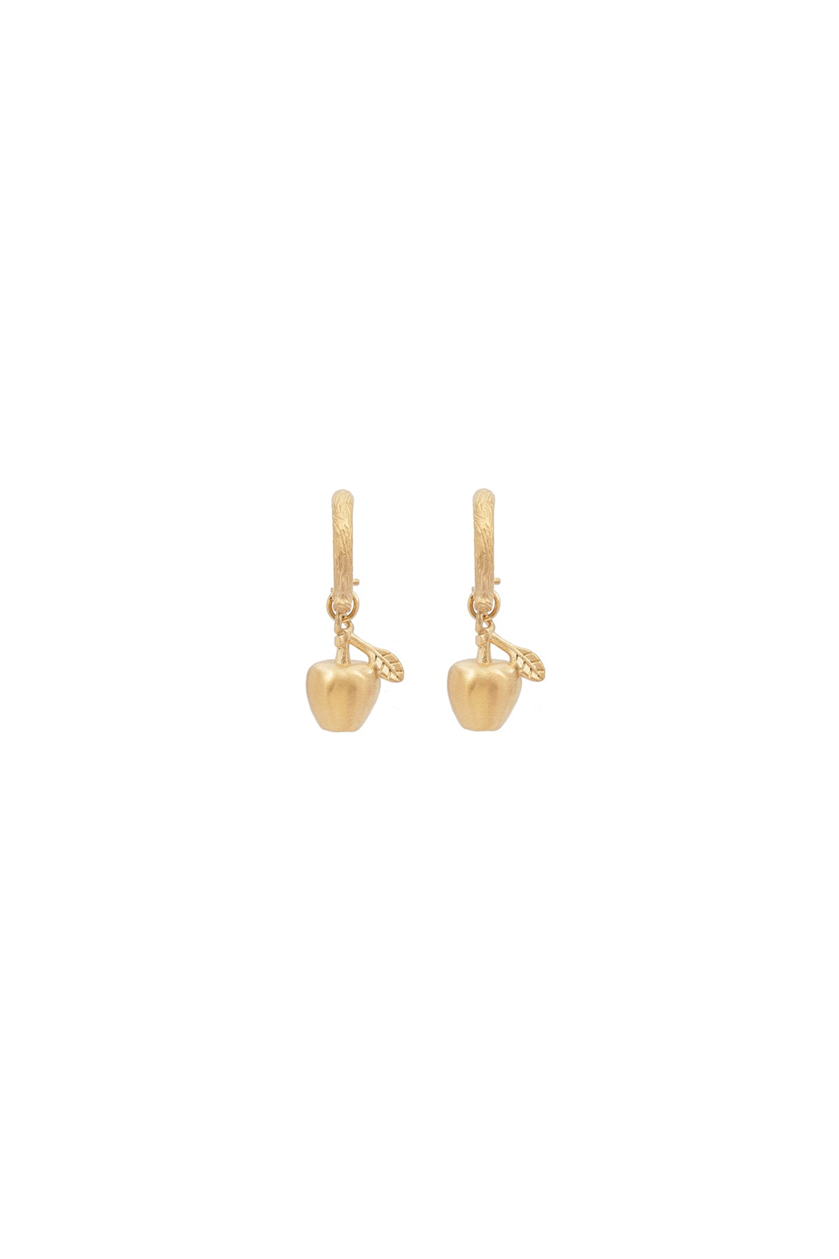 Golden Apple earrings
