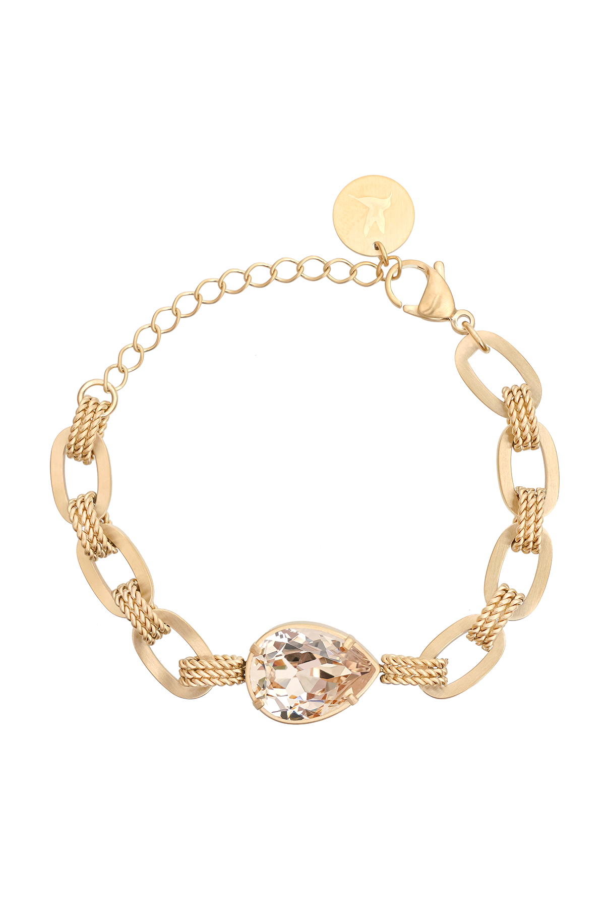 Inez drop chain bracelet, Silk