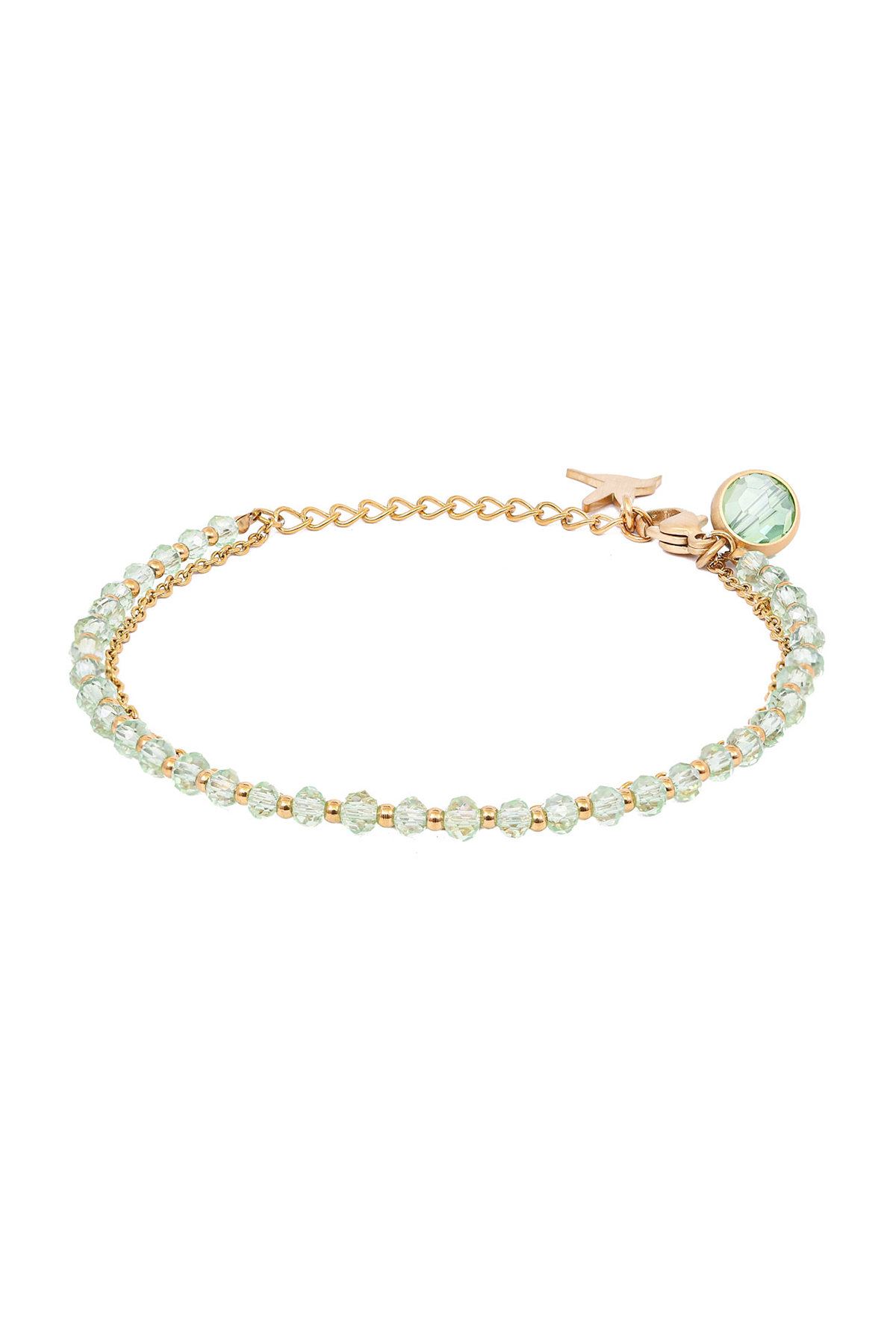 Iben crystal bracelet - Peridot green
