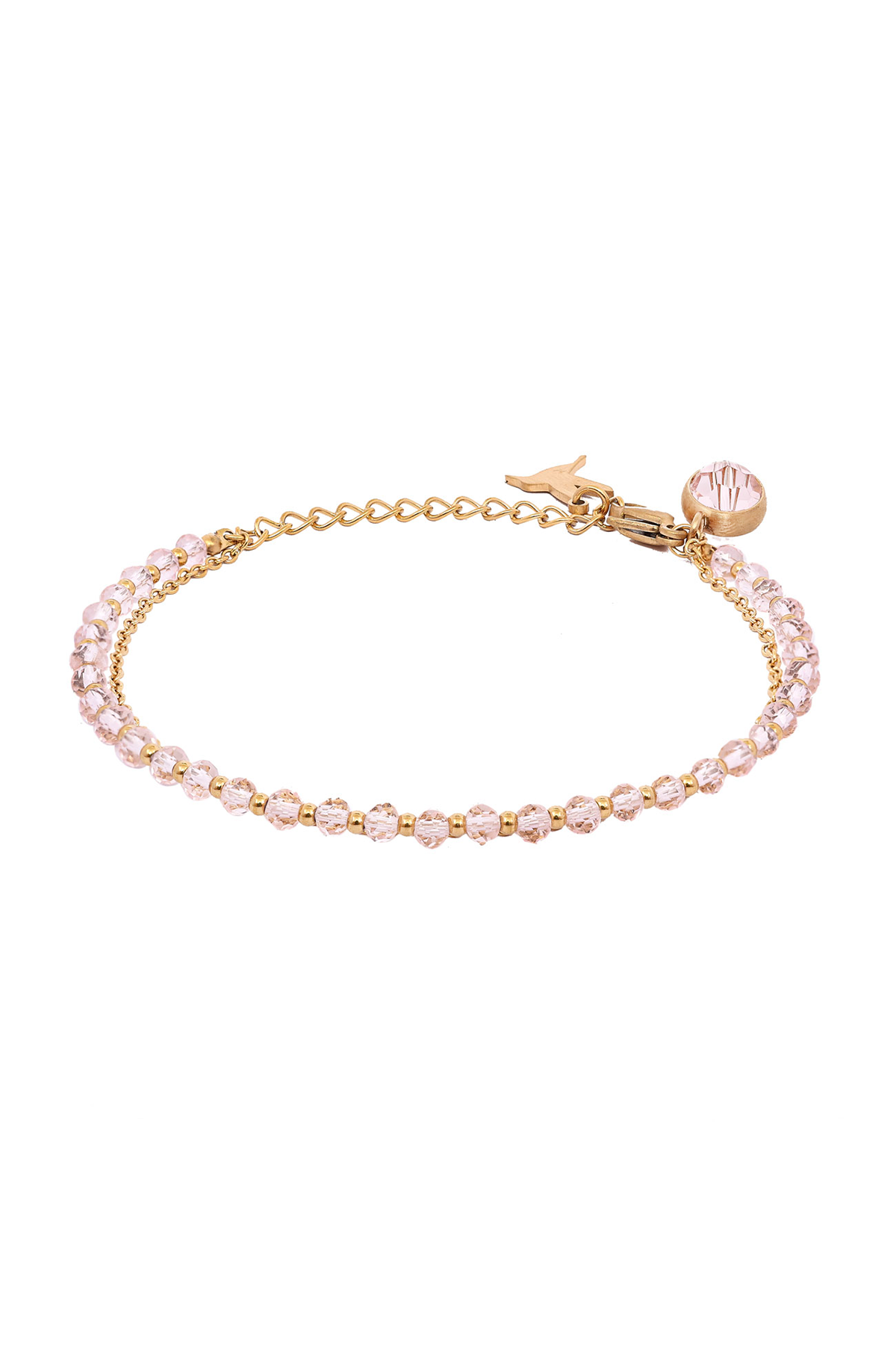 Iben crystal bracelet - Light pink