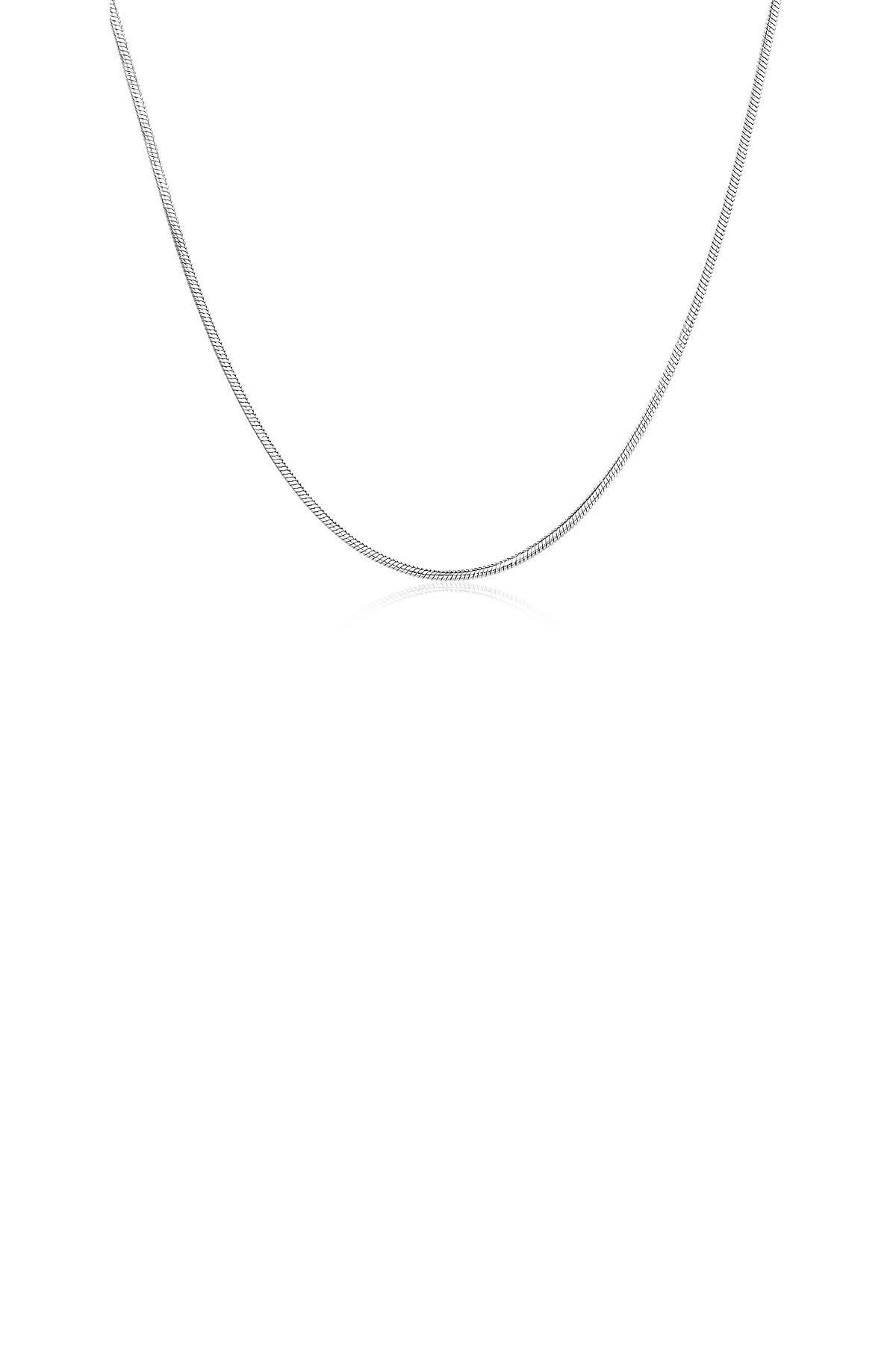 Inga necklace, Silver - 1,2 mm