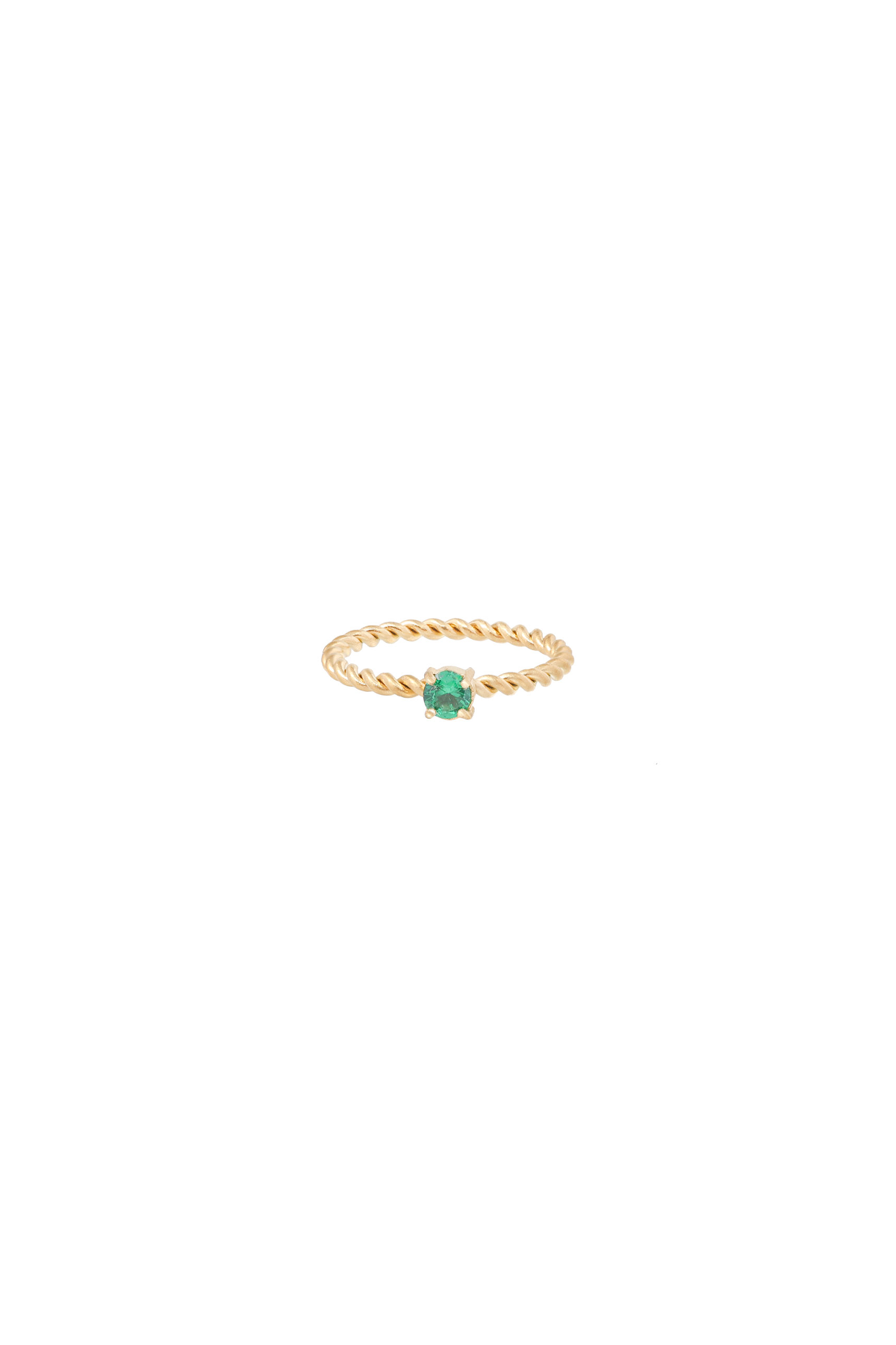 Martha ring - Emerald green