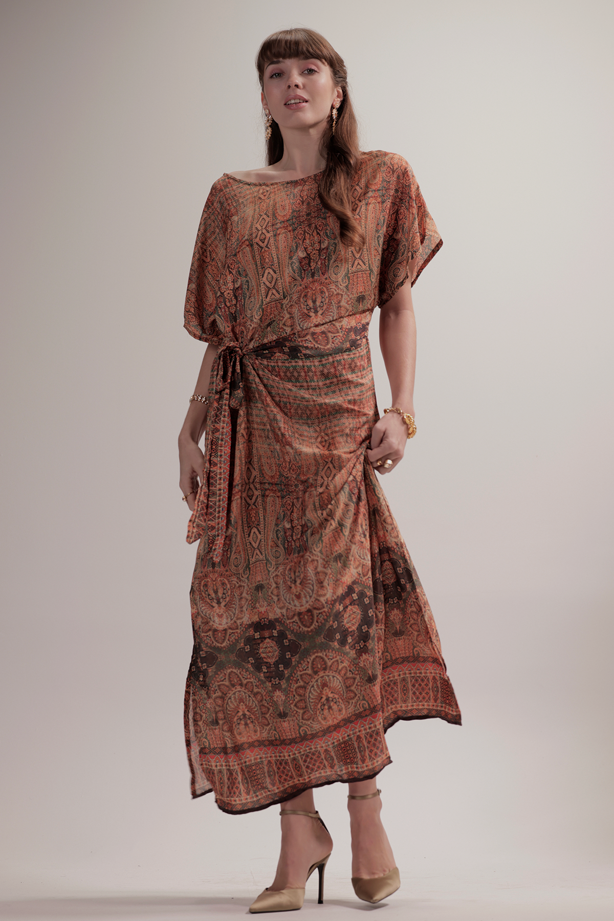 NB! PRE-ORDER Millie silk dress - Nassau