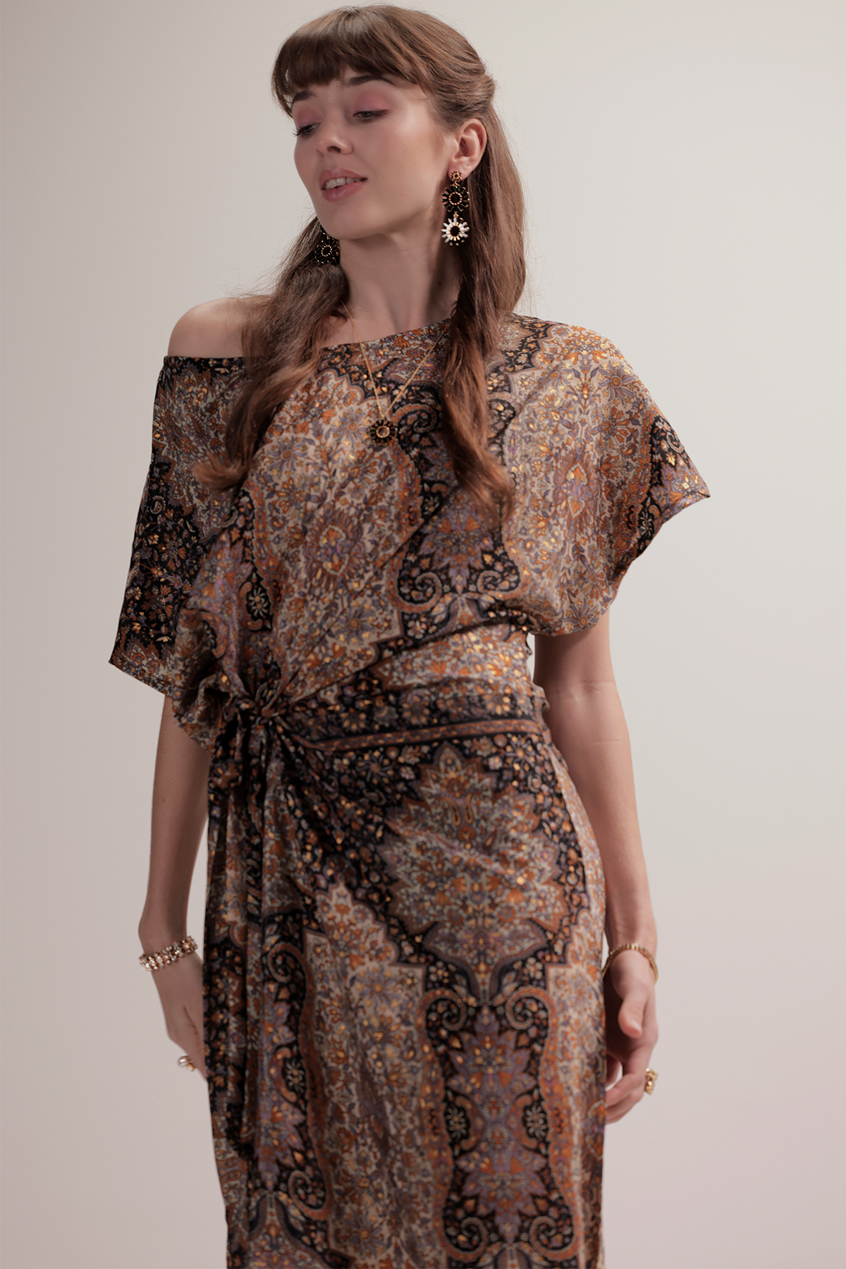 Millie silkekjole - Portofino