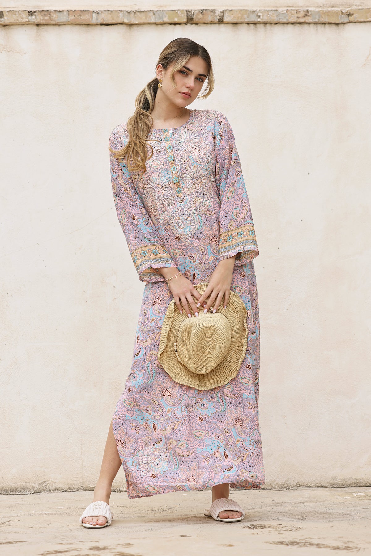 Maxi dress, Tropical Paisley