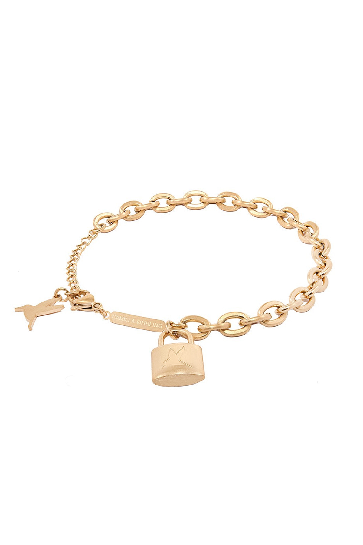 Wilma lock bracelet - Gold