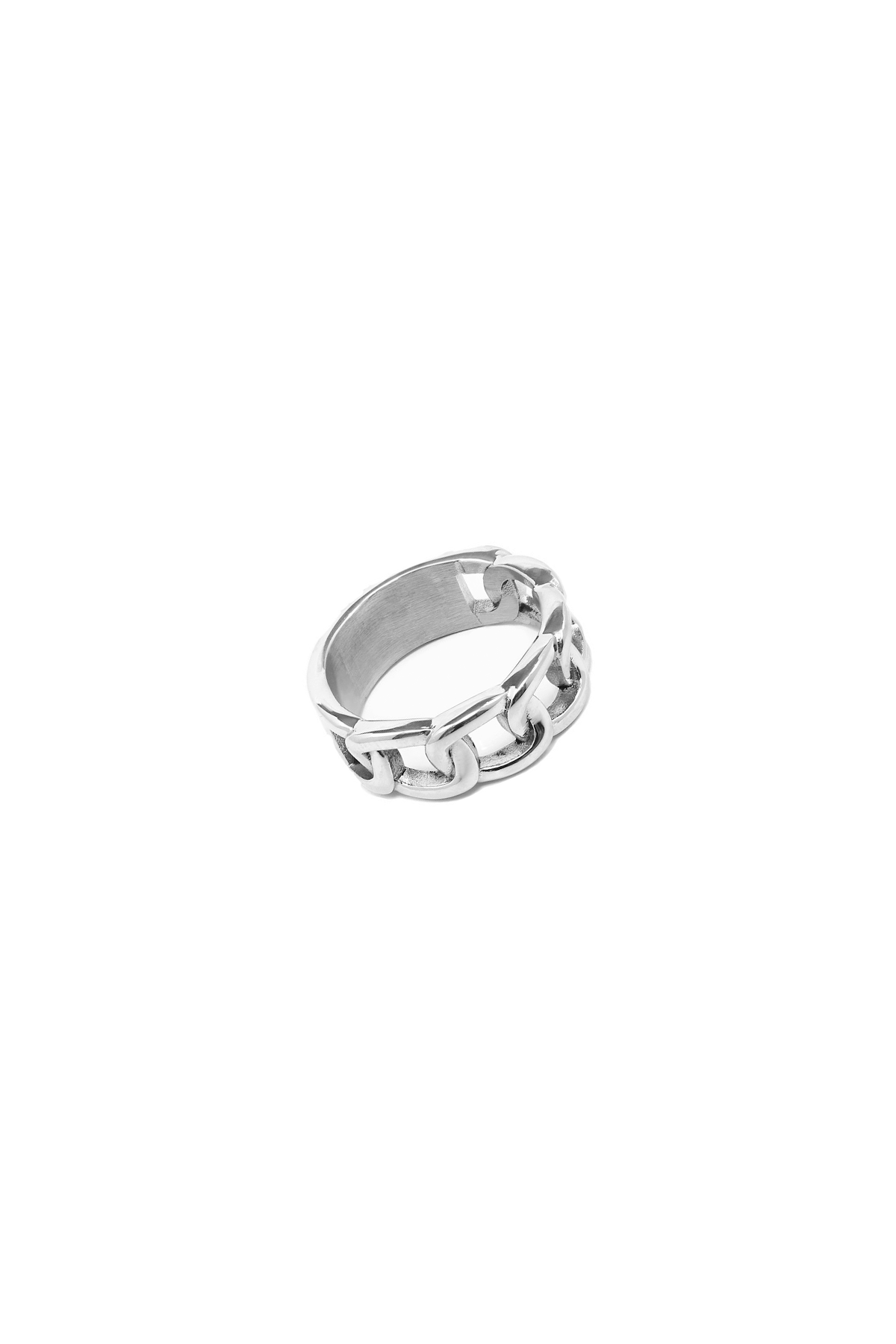 Chunky chain ring - Silver
