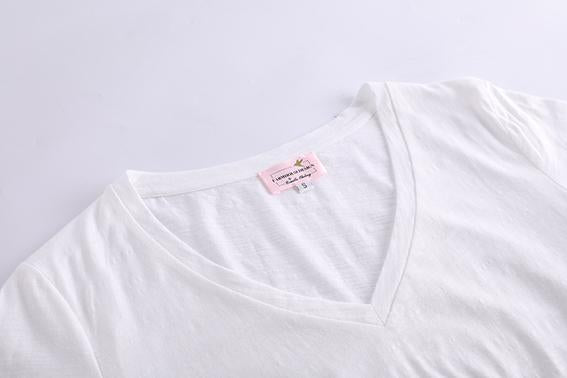 Fanny T-skjorte - White fra Farmhousedesign.no