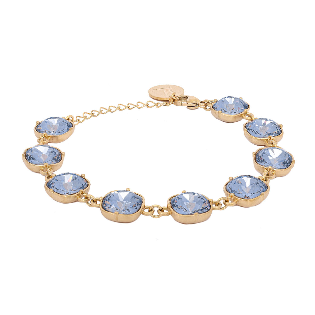 Carla Swarovski lux bracelet - Denim blue