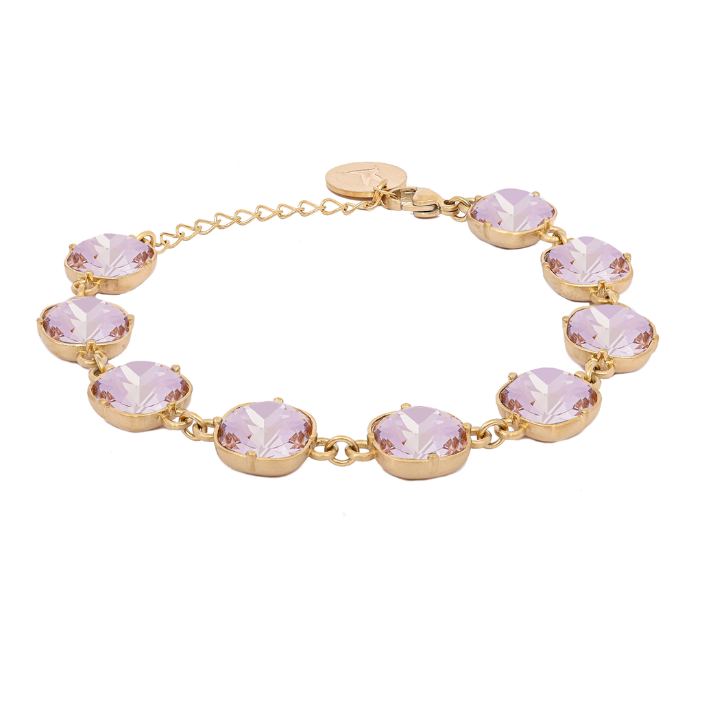 Carla Swarovski lux bracelet - Vintage pink