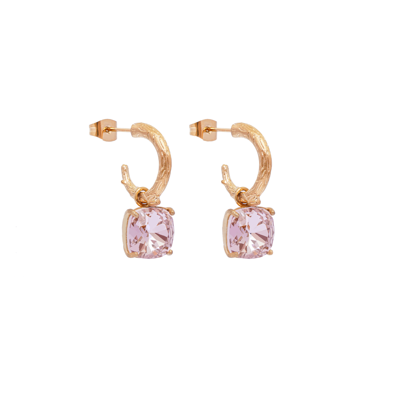 Carla Swarovski earrings - Pink favourite