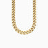 Chunky chain halskjede - Matt gold