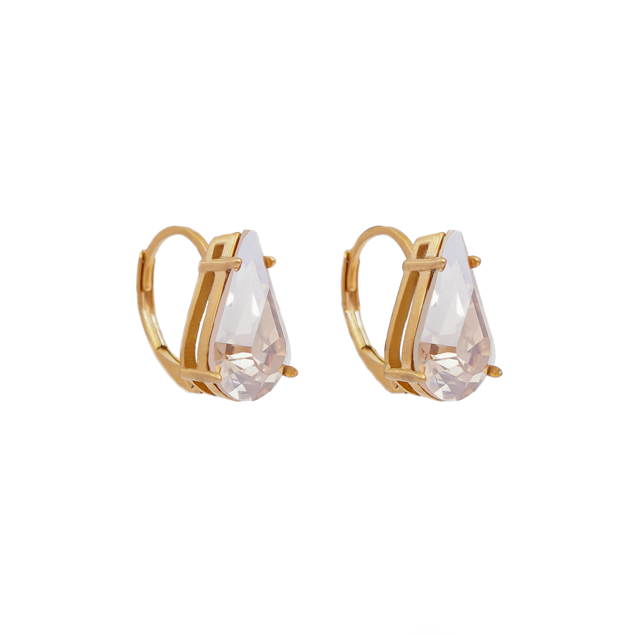 Grace Swarovski earrings - Champagne