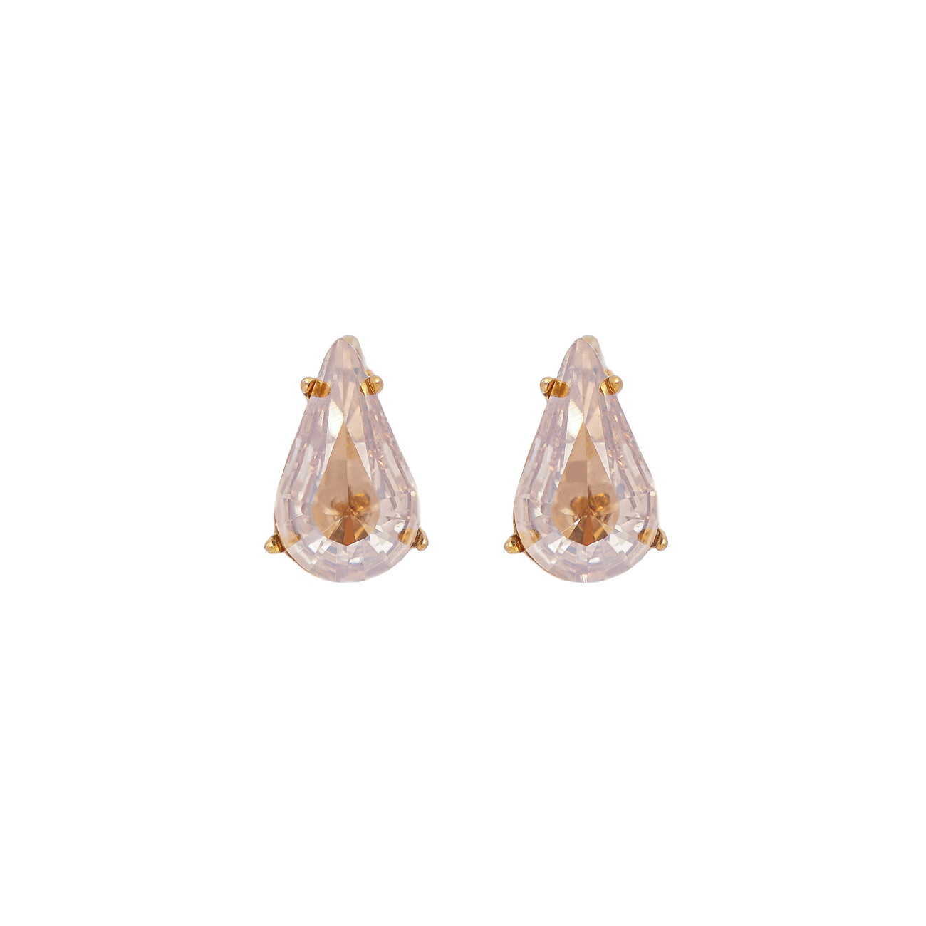 Grace Swarovski earrings - Champagne