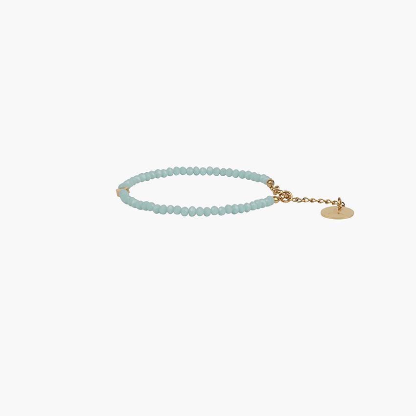 Fanny crystal bracelet - Sea green