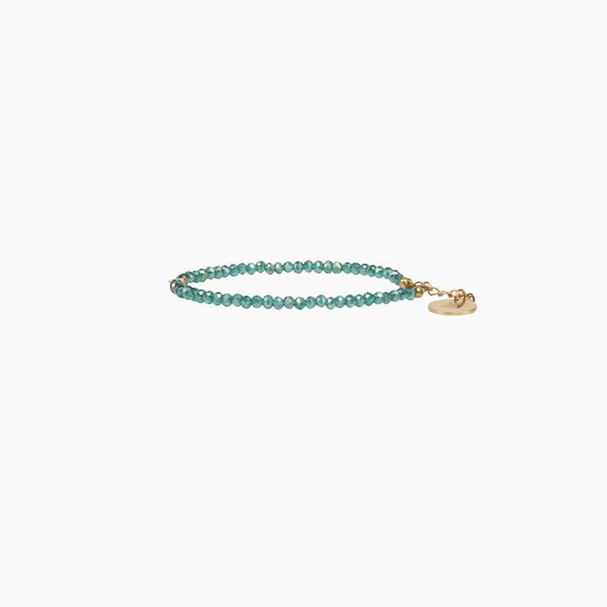 Fanny crystal bracelet - Emerald