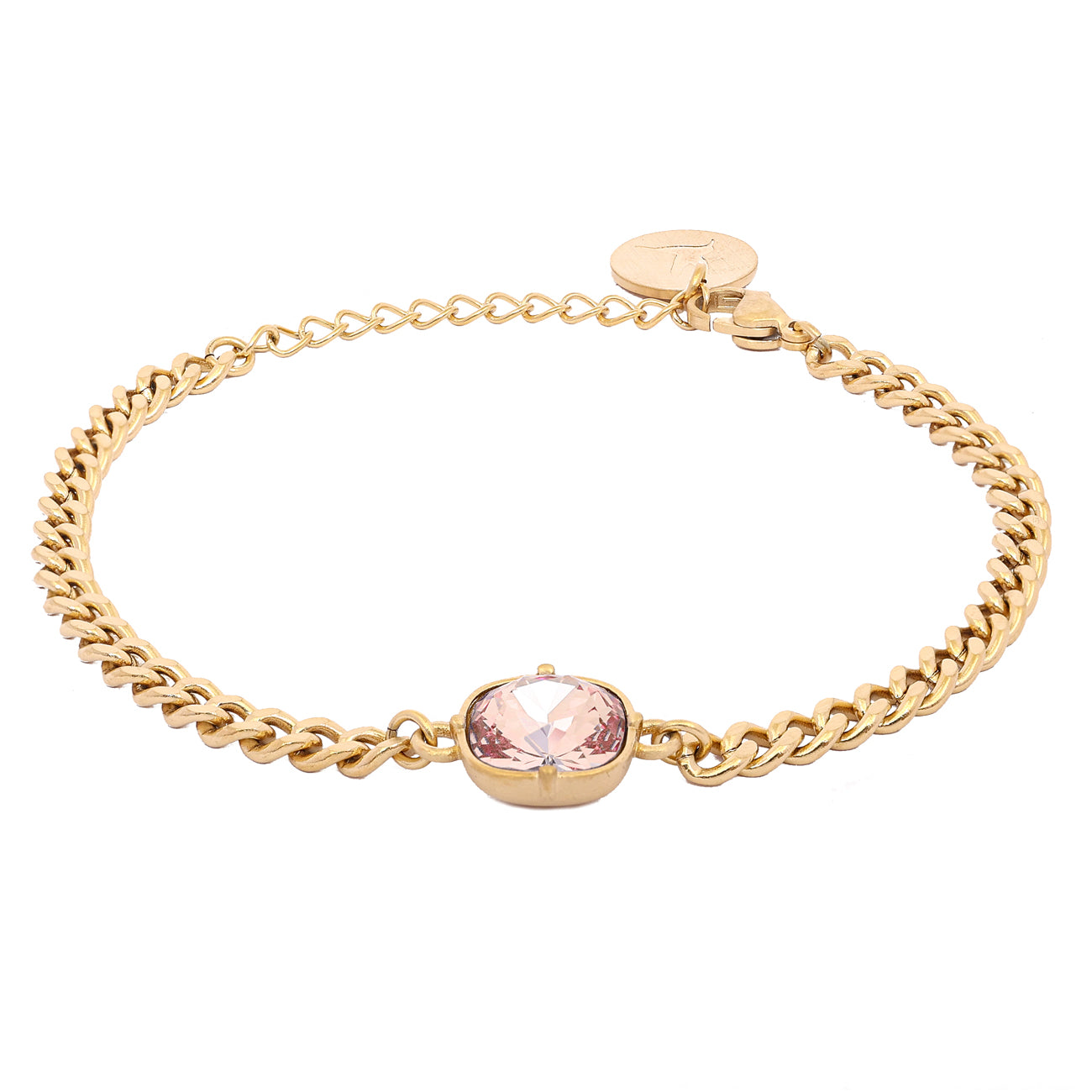 Carla Swarovski bracelet - Light peach