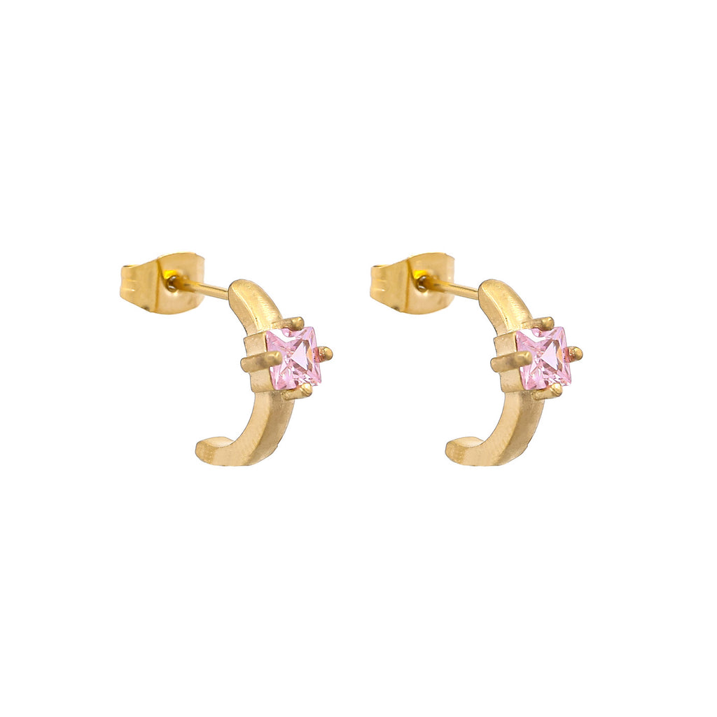 Emma Stud ørepynt - Pink
