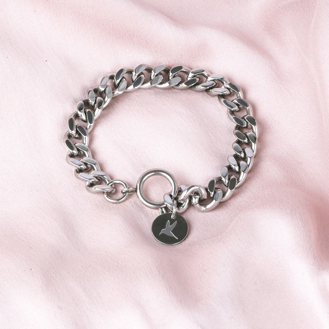 Chunky chain bracelet - Silver