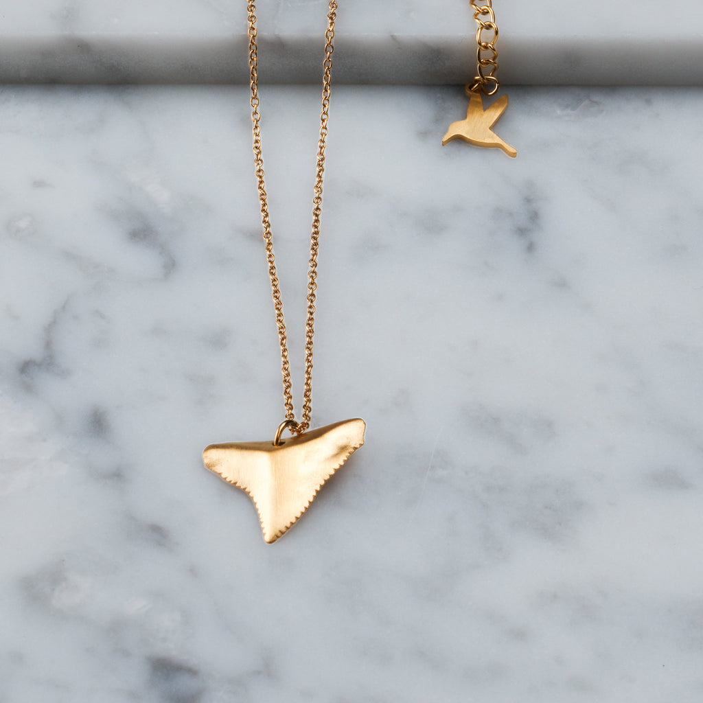 Shark tooth halskjede