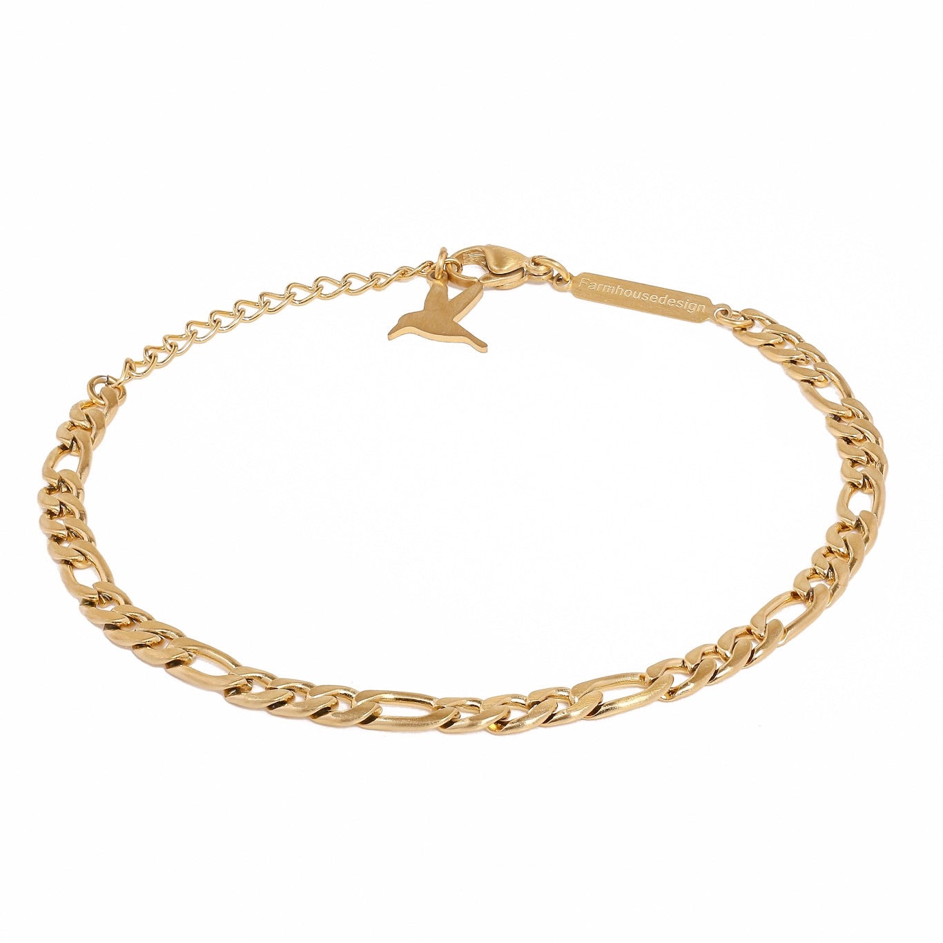 Italian chain bracelet - Polished Gold