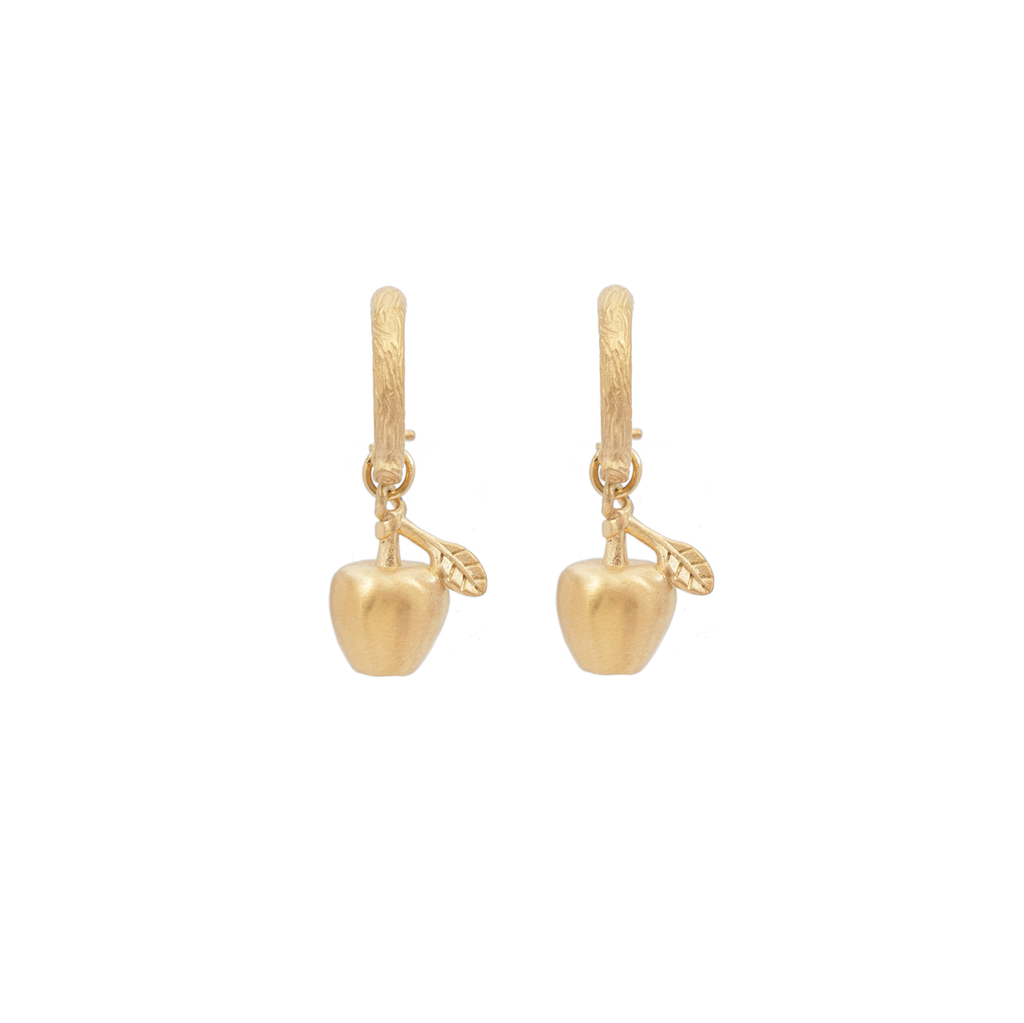 Golden Apple earrings
