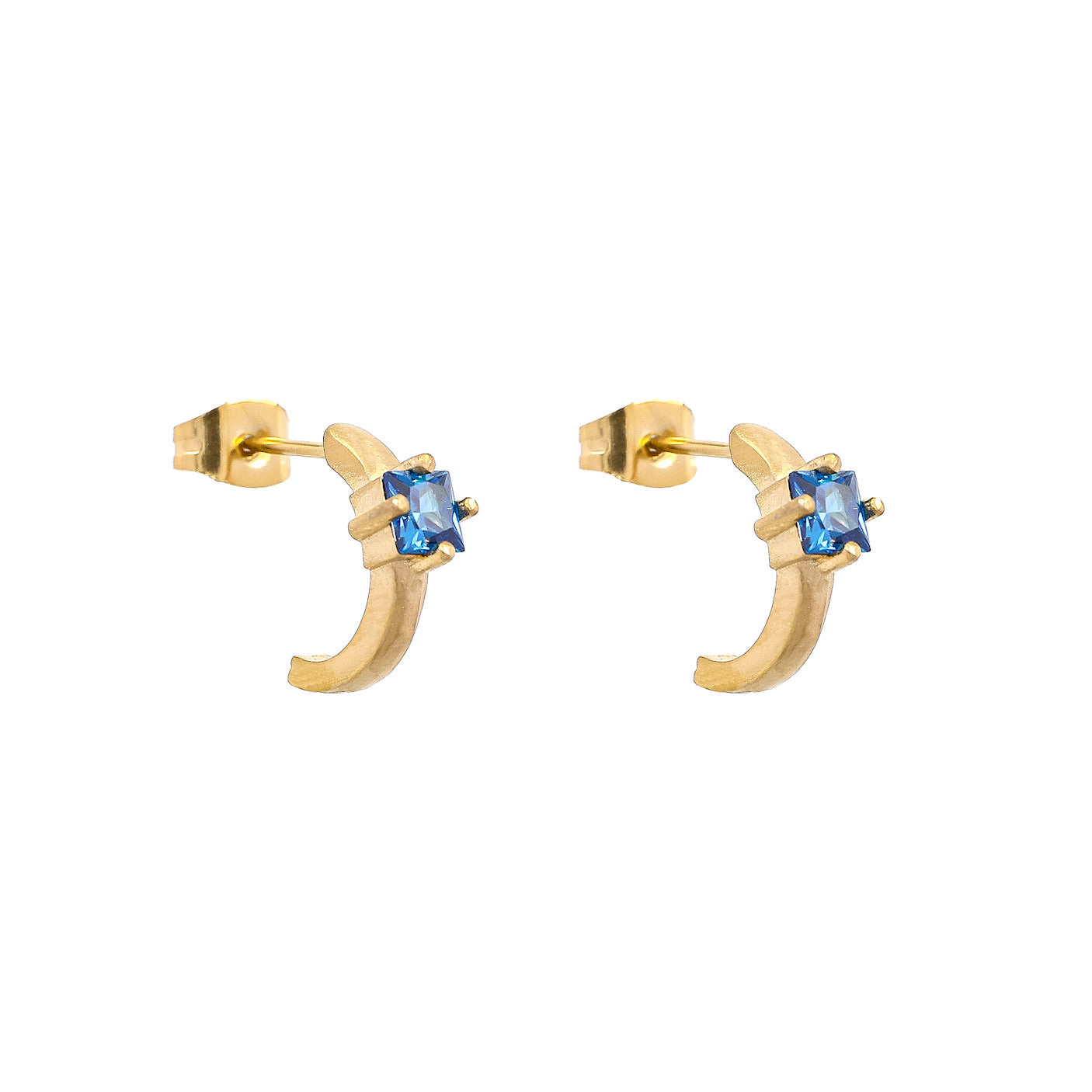 Emma Stud earrings - Midnight blue