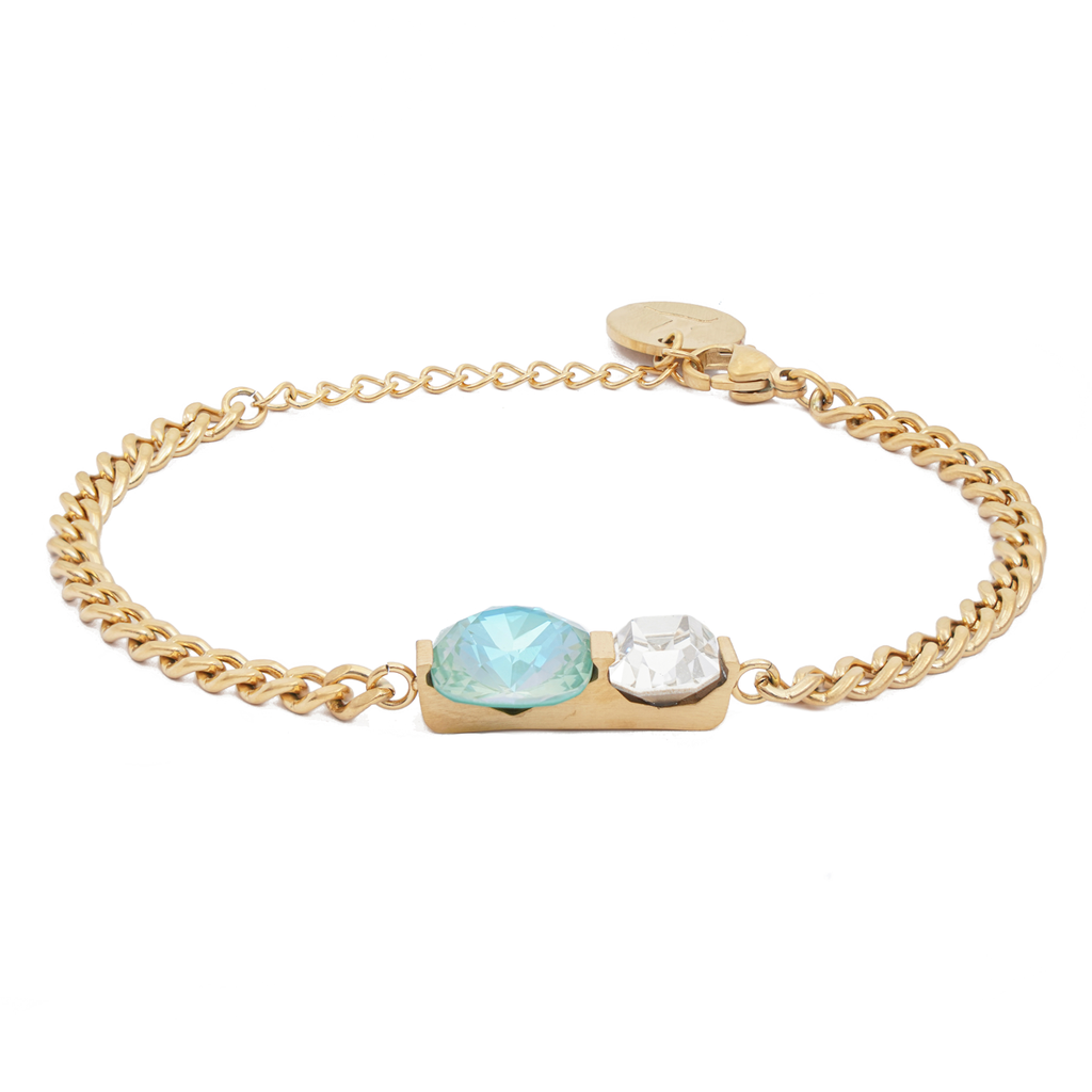 Hermine Swarovski bracelet - Desert Sage