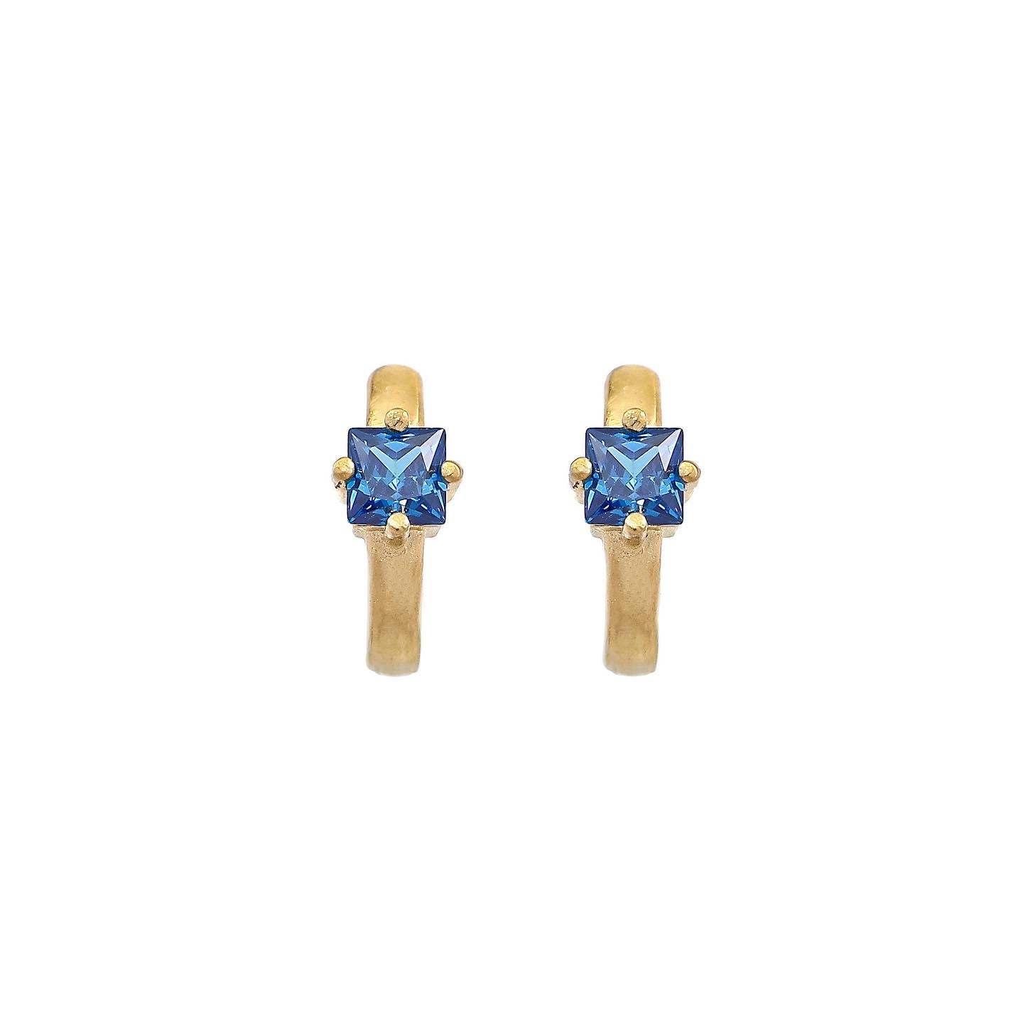 Emma Stud earrings - Midnight blue