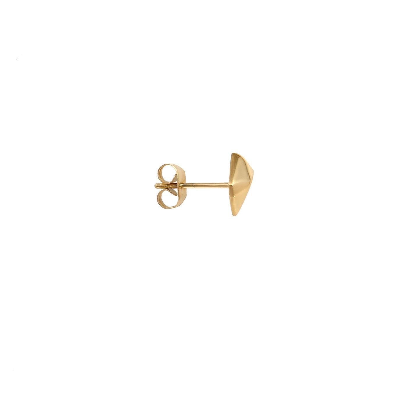 Graphical earrings - Matte gold