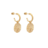 Peacock earrings