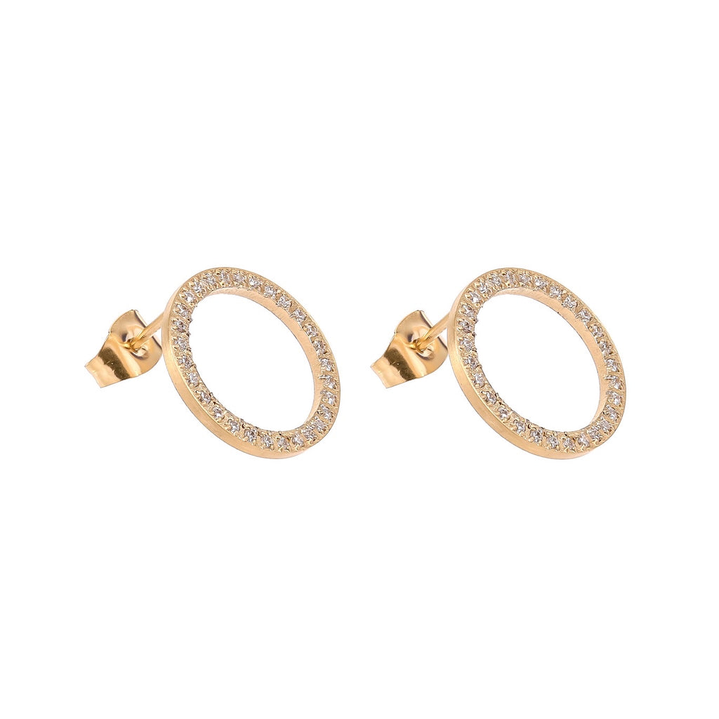Karma zirconia Stud ørepynt