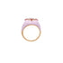 Nicoline ring, Pink enamel